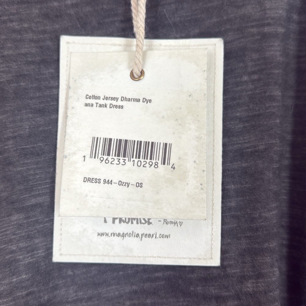 Magnolia Pearl Cotton Jersey Dharma Dye Lana Tank Dress - Picture 4 of 4